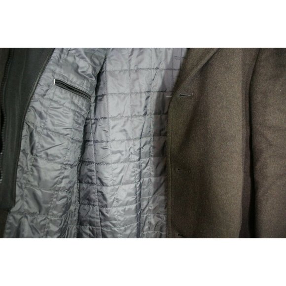 Strellson Mens 48 Wool Quilted Line Coat Jacket B568 - Picture 8 of 10